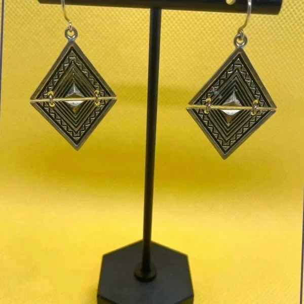 Boucles d oreilles tige plaqué argent jamais portées